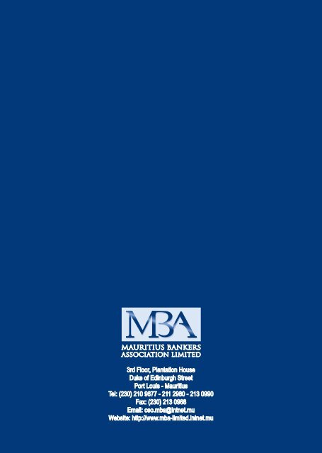 code of banking practice - Mauritius Bankers Association Limited