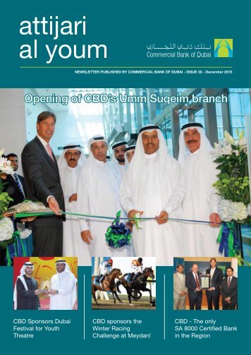 ISSUE 30 - December 2010 - Commercial Bank of Dubai
