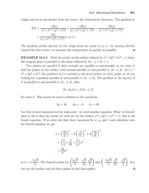 Chapter 16 Partial Differentiation