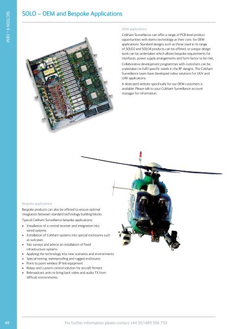 COFDM - Video, Audio Telemetry and IP Products