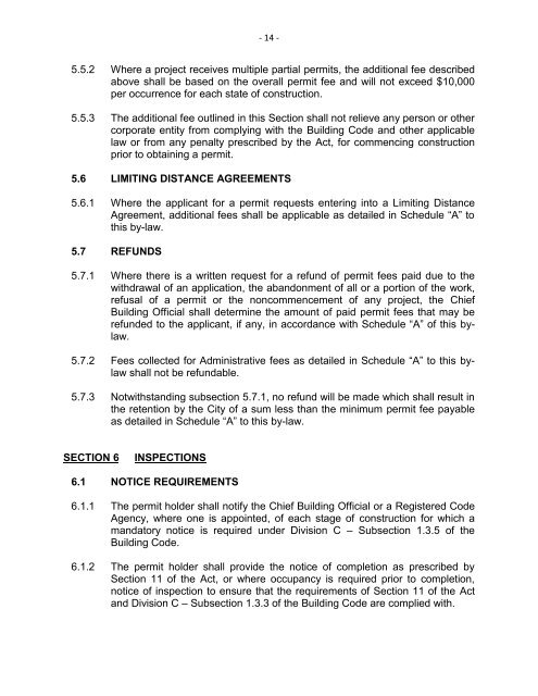 Building Permit By-law - Niagara Falls, Ontario, Canada