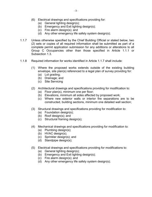 Building Permit By-law - Niagara Falls, Ontario, Canada