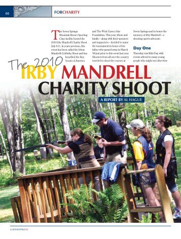 2010 Irby Mandrell Charity Shoot - Clay Shooting USA