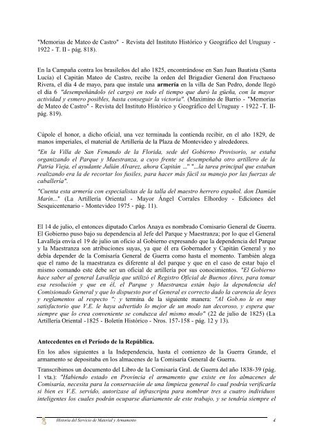 "La Historia del SMA", en formato PDF - EjÃ©rcito Nacional