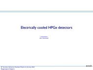 Electrically cooled HPGe detectors - Bulgaria