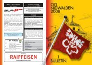 Bulletin 01 / 08 - Offiziersgesellschaft Nidwalden