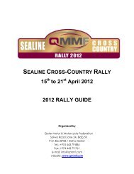 SCCR - Rally Guide - Qatar Motor and Motorcycle Federation