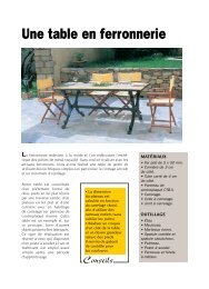 Une table en ferronnerie - Pays Loudunais