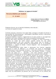 Percorso didattico 6 - 11 anni - VIS - Volontariato Internazionale per ...