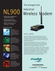 Spec Sheet - RF Neulink