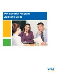 PIN Security Program: Auditor's Guide - Visa Asia Pacific