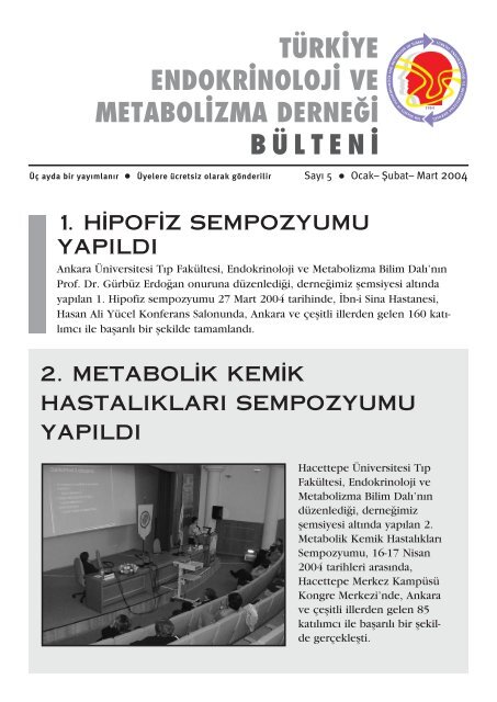 tÃ¼rkiye endokrinoloji ve metabolizma derneÄi b Ã¼ lten i