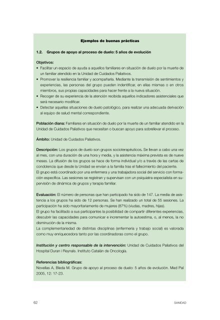 Estrategia en Cuidados Paliativos - Ministerio de Sanidad y PolÃ­tica ...