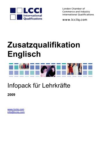 Zusatzqualifikation Englisch - LCCI