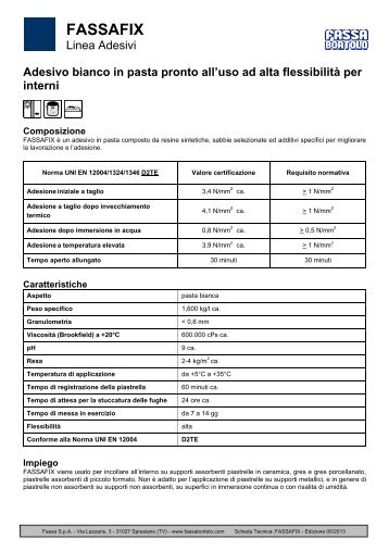 FASSAFIX - Fassa Bortolo