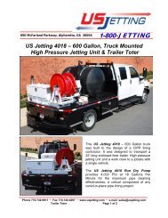 4018-600 Open Truck Trailer Toter - US Jetting