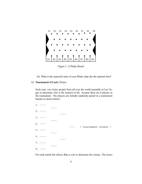 Probability Take-Home Exam Questions