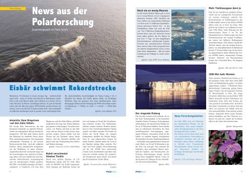 PolarNEWS - Polar-Reisen.ch