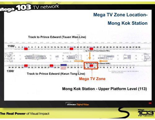 MTR Mega 103" TV Media Kit 2011 - JCDecaux Group