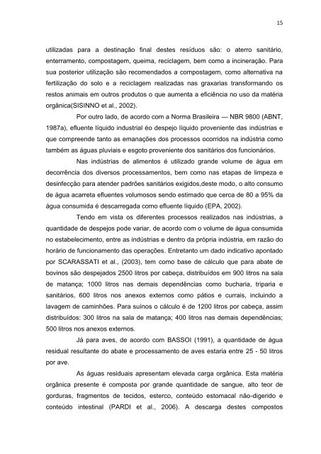 TRATAMENTO E DESTINAÃÃO DE RESÃDUOS E ... - UFG