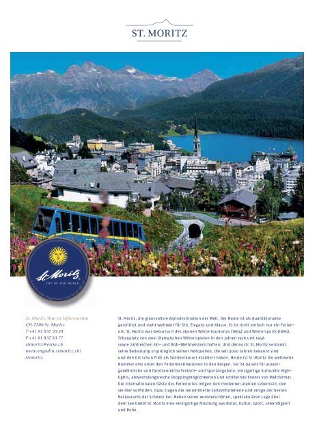 VIP ENGADINcard - Pontresina