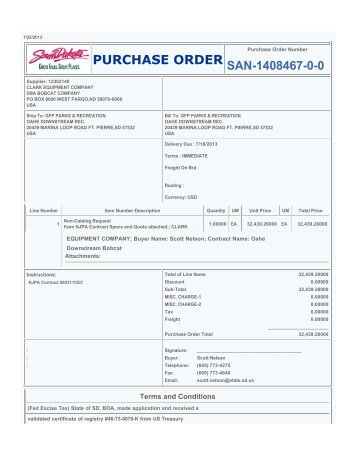 PURCHASE ORDER - Open SD