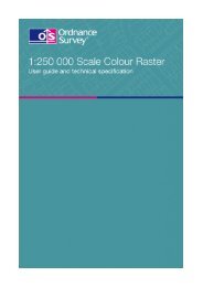 1:250 000 Scale Colour Raster user guide and technical ... - Digimap