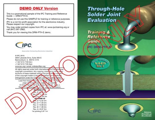 DRM-PTH-E Through Hole Solder Joint Evaluation - IPC Training ...