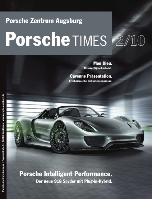 Der Neue 918 Spyder Mit - Porsche Zentrum Olympiapark