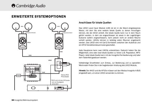 AP182742 CA Incognito Multi-Room Installation ... - Cambridge Audio