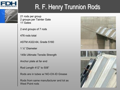 Testing Post-Tensioned Steel Trunnion Rods for the U. S. Army ...