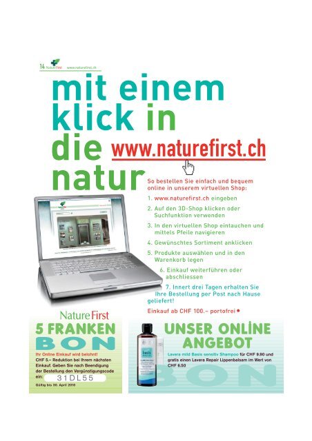 Nature First Nr. 3, Seiten 1-9 - bei Praxis Natur