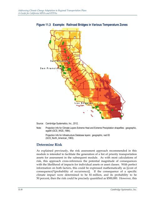 addressing climate change adaptation in regional transportation plans