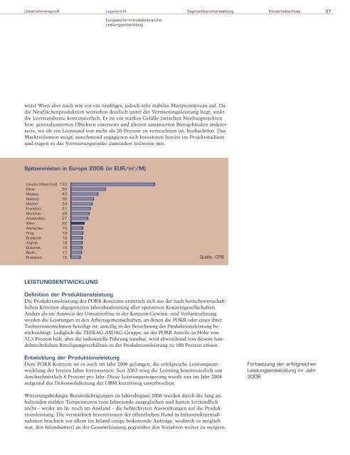 Geschäftsbericht 2006 - Porr