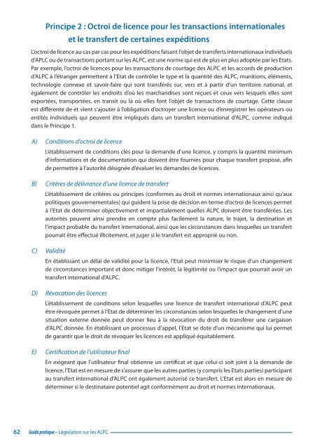 Législation sur les armes légères et de petit calibre - PoA-ISS