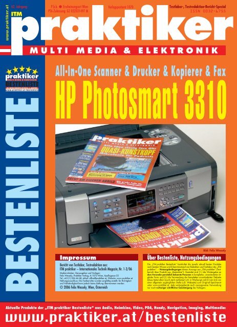 HP Photosmart 3310: All-In-One Scanner ... - HOME praktiker.at