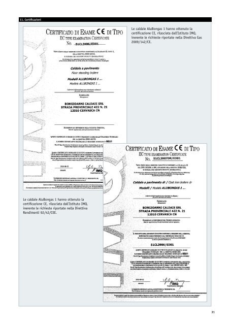 AluBongas 1 - Certificazione energetica edifici