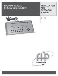 Bacview IOM Software Version 3.06