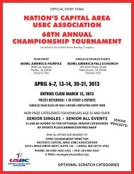 nation's capital area usbc association 68th annual ... - Ncaba.org