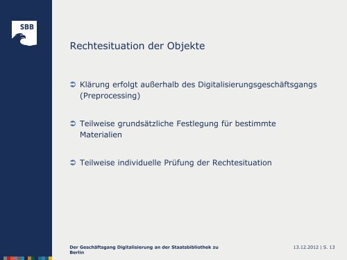 Der GeschÃ¤ftsgang Digitalisierung an der Staatsbibliothek ... - KOBV