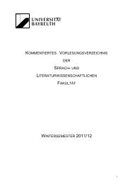 kvv ws1112_stand13102011internet - Sprach - UniversitÃ¤t Bayreuth