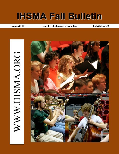 Fall Bulletin No. 233 - August 2008 - Iowa High School Music ...