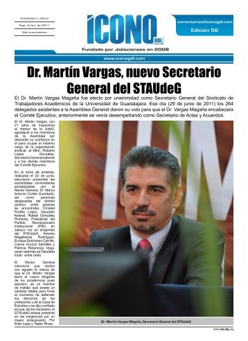 Dr. Martín Vargas, nuevo Secretario General del STAUdeG