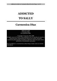 Addicted to Sally - Carmenica Diaz