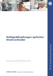 FO Einfügedämpfung optischer Steckverbinder - the HUBER+ ...