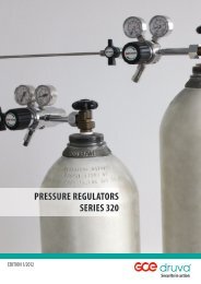 PRESSURE REGULATORS SERIES 320 - GCE