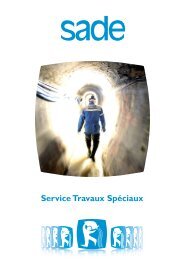 Plaquette Service Travaux SpÃ©ciaux - La Sade