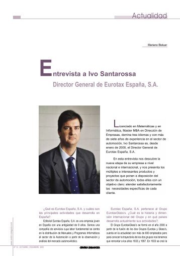 Entrevista a Ivo Santarossa - Centro Zaragoza