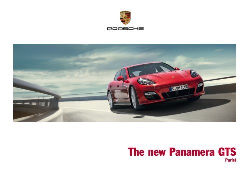 The new Panamera GTS - Porsche