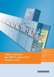 Celdas modulares tipo 8DH10, hasta 24 kV, aisladas ... - GRUP DAP